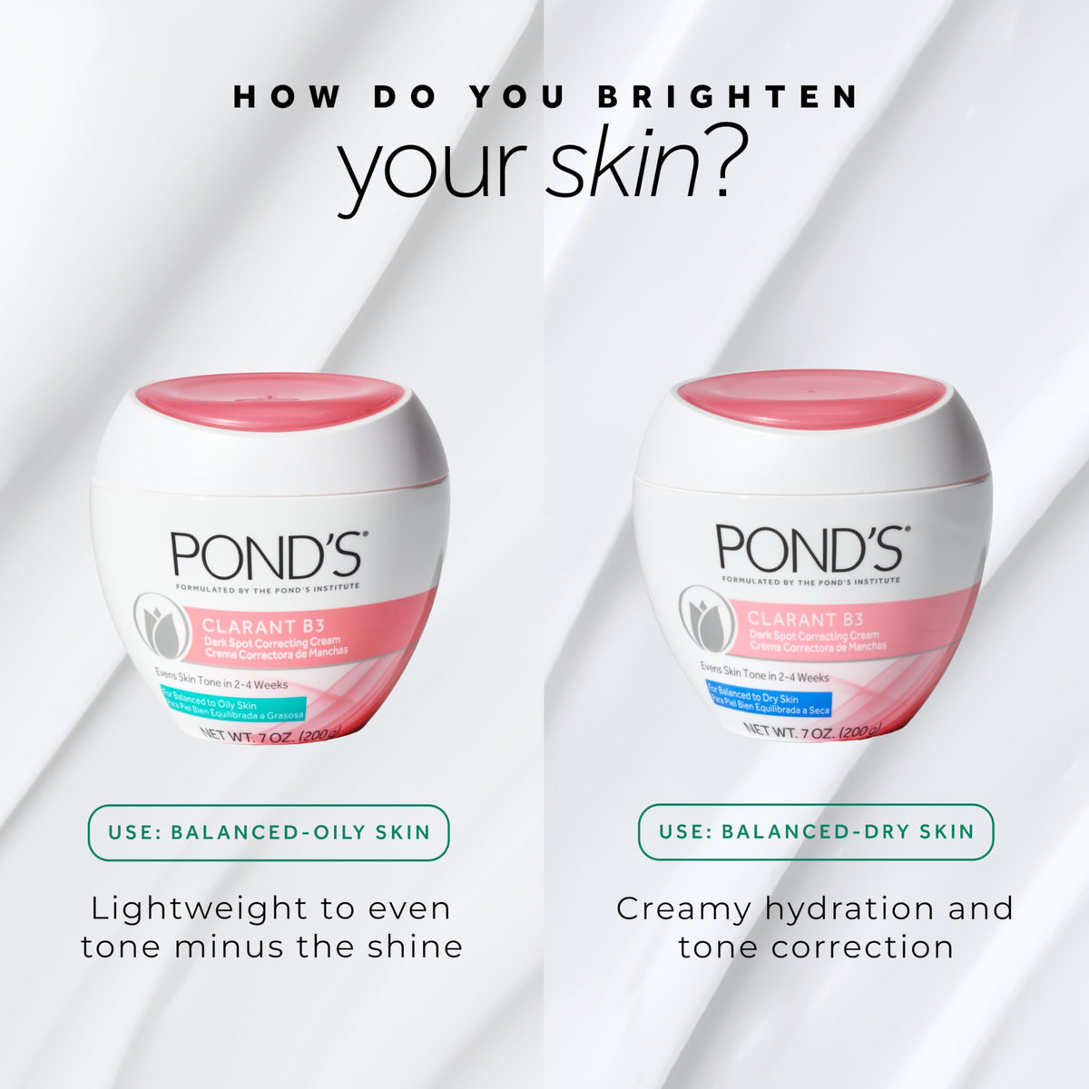 POND'S Clarant B3 Dark Spot Correcting Cream in skincare routine