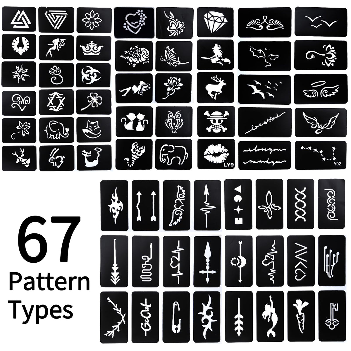 Ponhey Temporary Tattoo Markers packaging front view