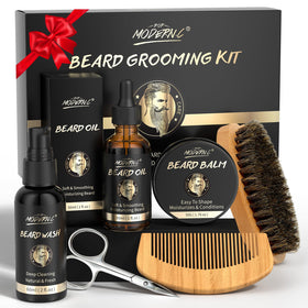 POP MODERN.C Beard Growth Kit front view with all products