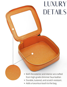 Popvibe Clear Makeup Bag in a purse for travel