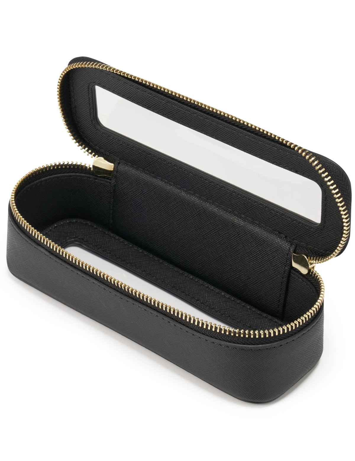 Popvibe Clear Makeup Brush Travel Case front view