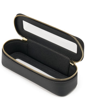 Popvibe Clear Makeup Brush Travel Case front view
