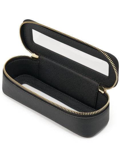 Popvibe Clear Makeup Brush Travel Case front view