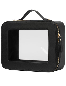 Popvibe Large Capacity Clear Toiletry Bag front view