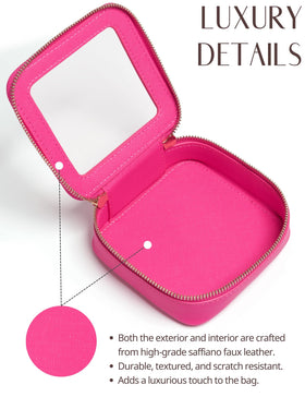 Popvibe Mini Makeup Bag back view