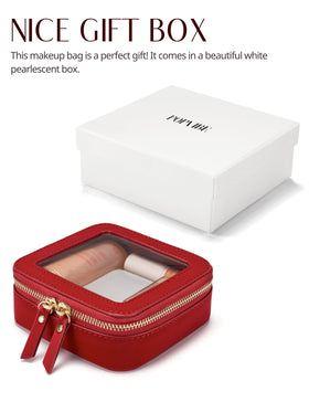 Popvibe Small Clear Makeup Bag in a purse