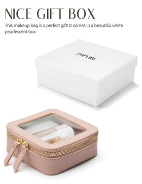 Popvibe Small Clear Makeup Bag in a purse