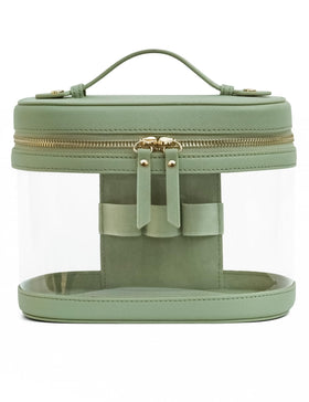 Popvibe Travel Makeup Case clear design front view