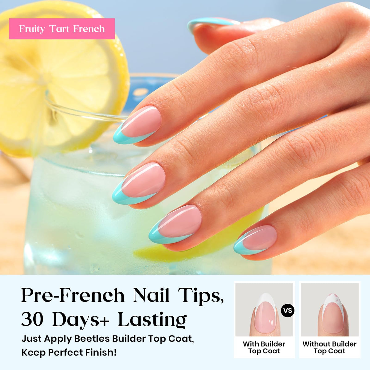 Portable mini nail lamp included in the kit
