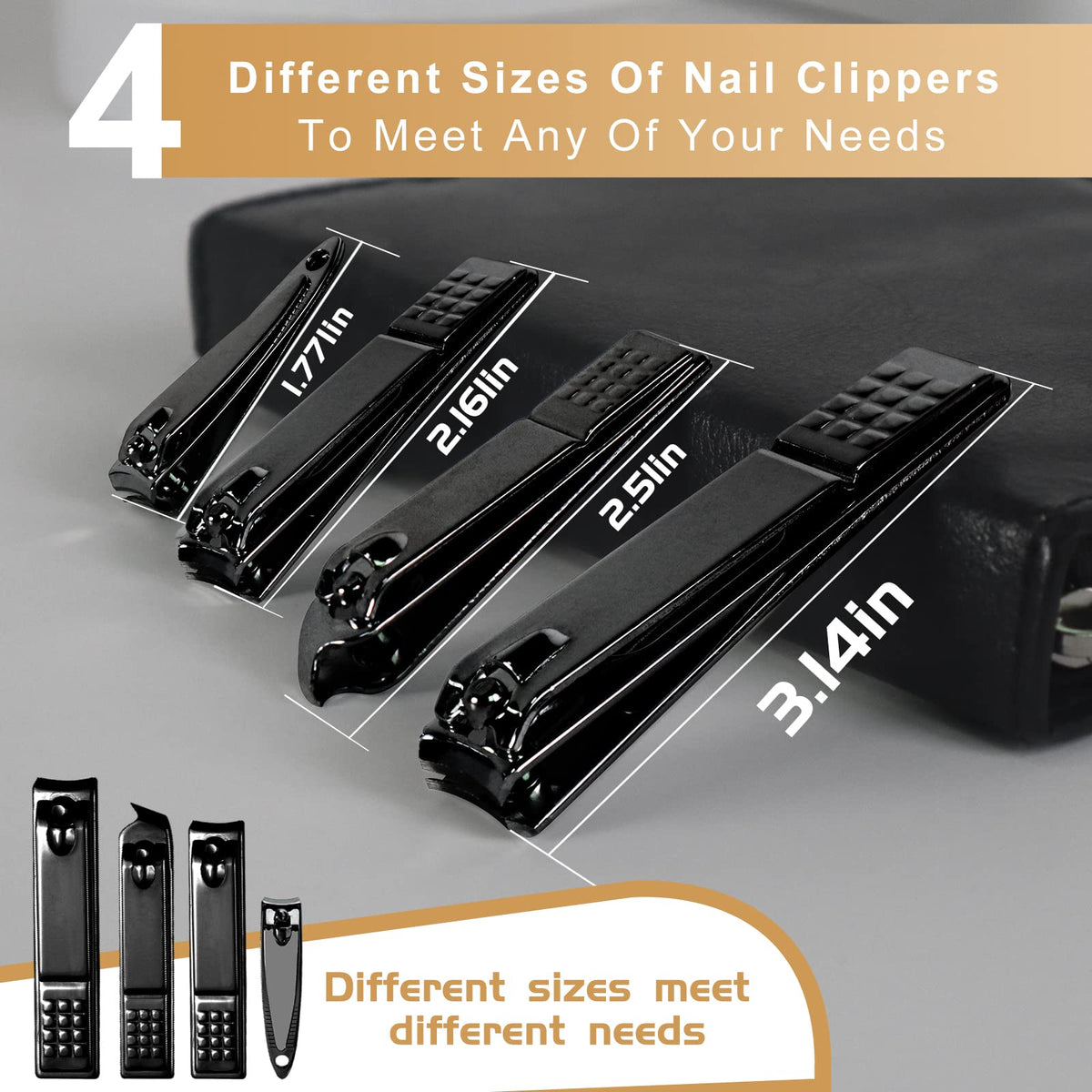 Portable RedFlow manicure kit with pink zipper