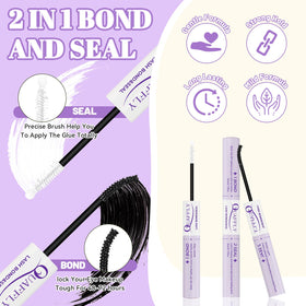 Portable tweezers included in QUAFFLY lash kit