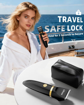 Portable Ufree Bikini Trimmer with travel lock function