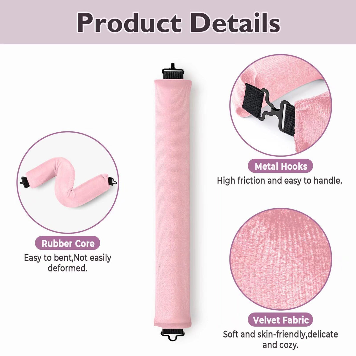 Posicurly hair curlers demonstrating bouncy curls