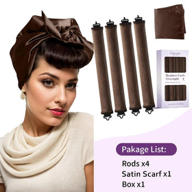 posicurly Heatless Curls curlers close-up on velvet texture