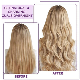 posicurly Heatless Curls curlers with satin bonnet included