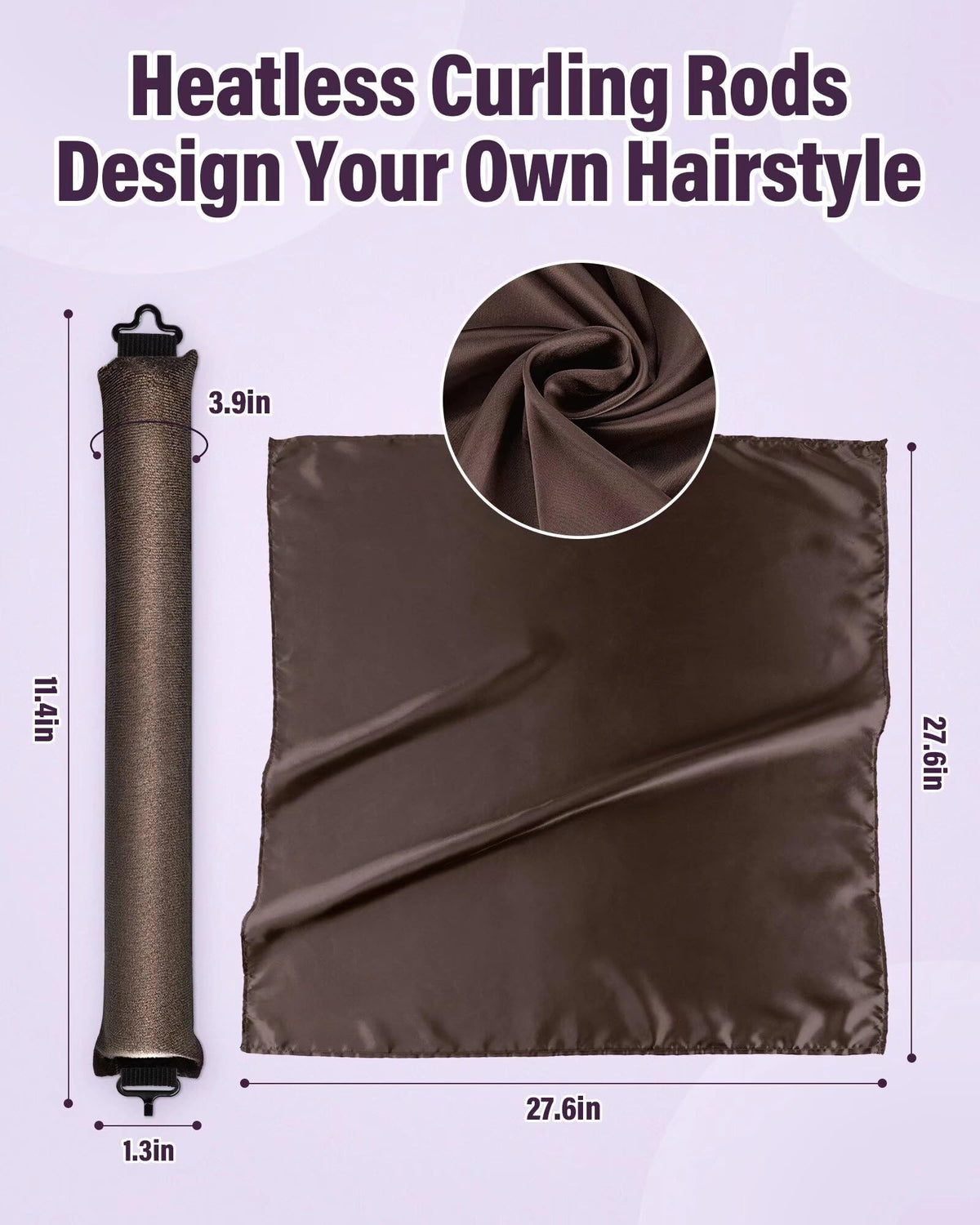 posicurly Heatless Hair Curler in use during sleep