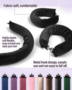 posicurly Heatless Hair Curlers displayed with packaging