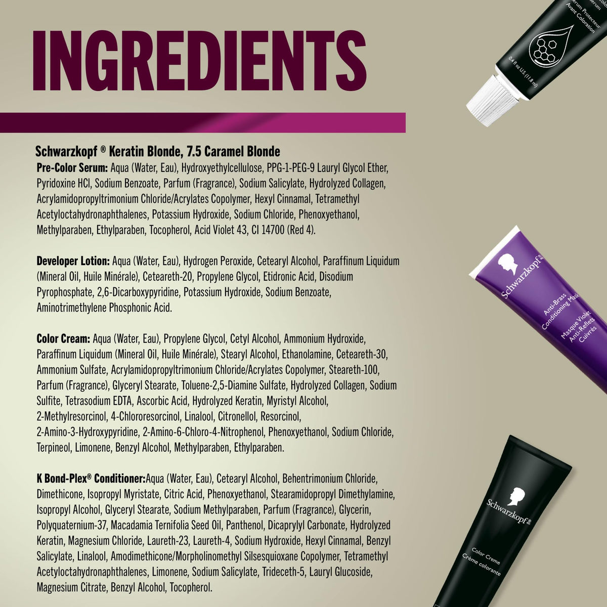 Post-color conditioner from Schwarzkopf hair dye kit