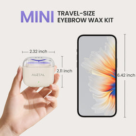 Post-wax oil included in AUZEAL Mini Face Wax Kit