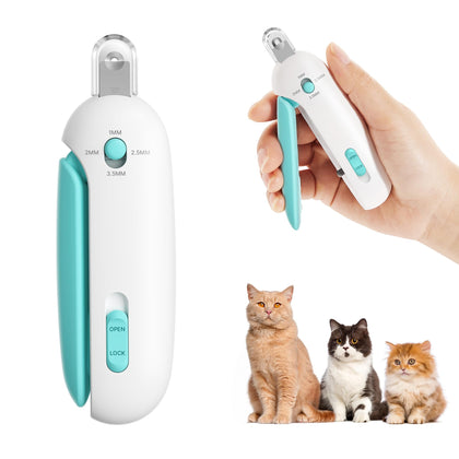 Potaroma Cat Nail Clipper front view with adjustable trimming hole