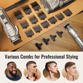 Pouch for storing hair clippers and accessories