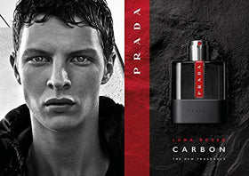 Prada Luna Rossa CARBON Eau de Toilette Spray 3.3 oz packaging
