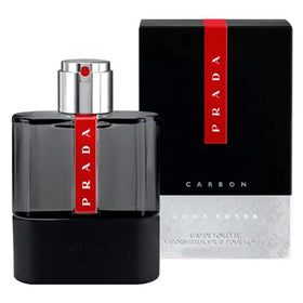 Prada Luna Rossa Carbon Pour Homme 1.7 oz EDT Spray bottle side view