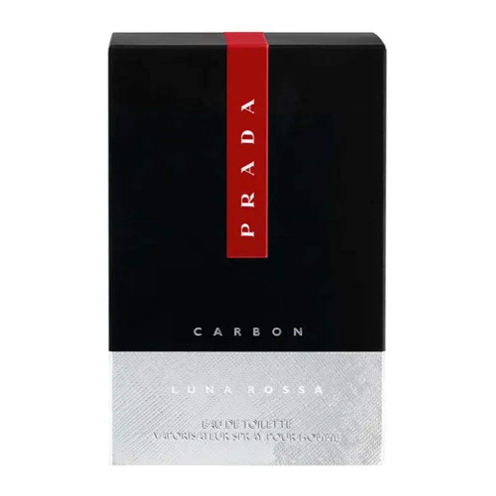 Prada Luna Rossa Carbon Pour Homme 1.7 oz EDT Spray with packaging