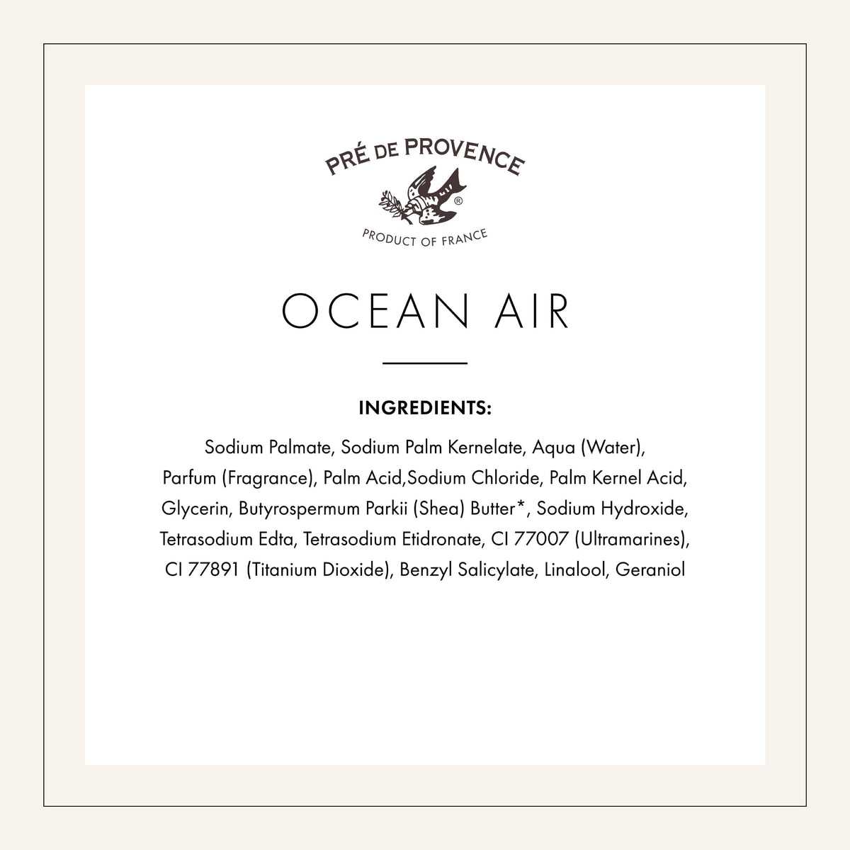Pre de Provence Artisanal Soap Bar Ocean Air gift basket