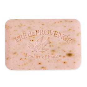 Pre de Provence Artisanal Soap Bar Rose Petal side view