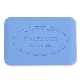 Pre de Provence Artisanal Soap Bar Starflower close-up of texture