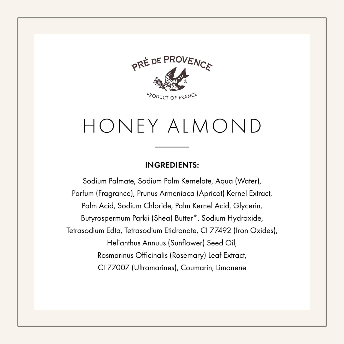 Pre de Provence Honey Almond Soap in a gift basket