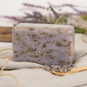 Pre de Provence Lavender Soap Bar in a bathroom setting