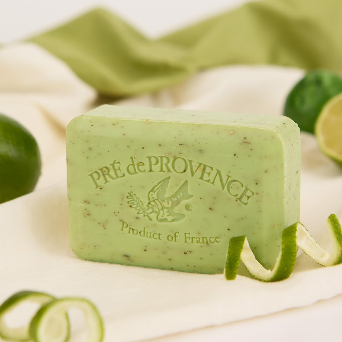 Pre de Provence Lime Zest Soap bar with natural ingredients