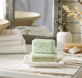 Pre de Provence Rosemary Mint Soap Bar side view