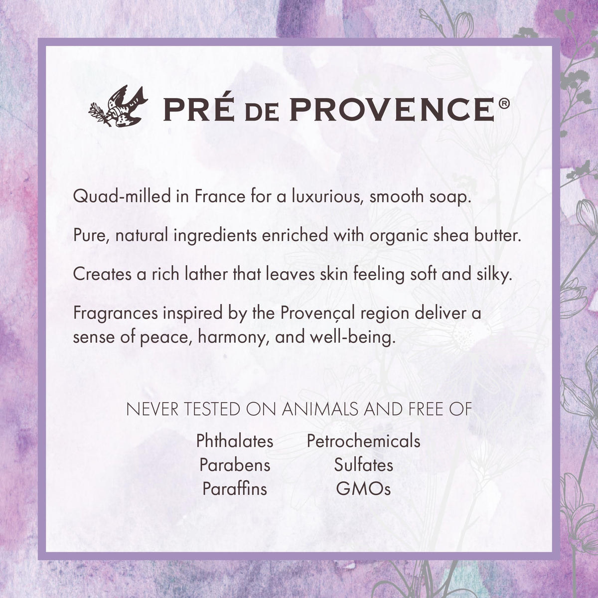 Pre de Provence Soap Bar alongside other beauty products