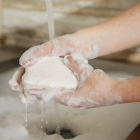 Pre de Provence Soap Bar next to a sink
