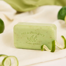 Pre de Provence soap bar on a sink