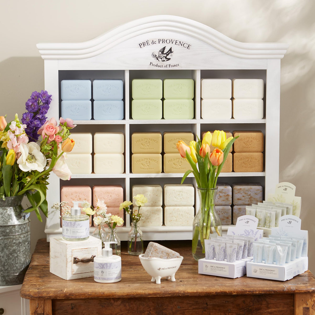 Pre de Provence soap bar with ingredients list