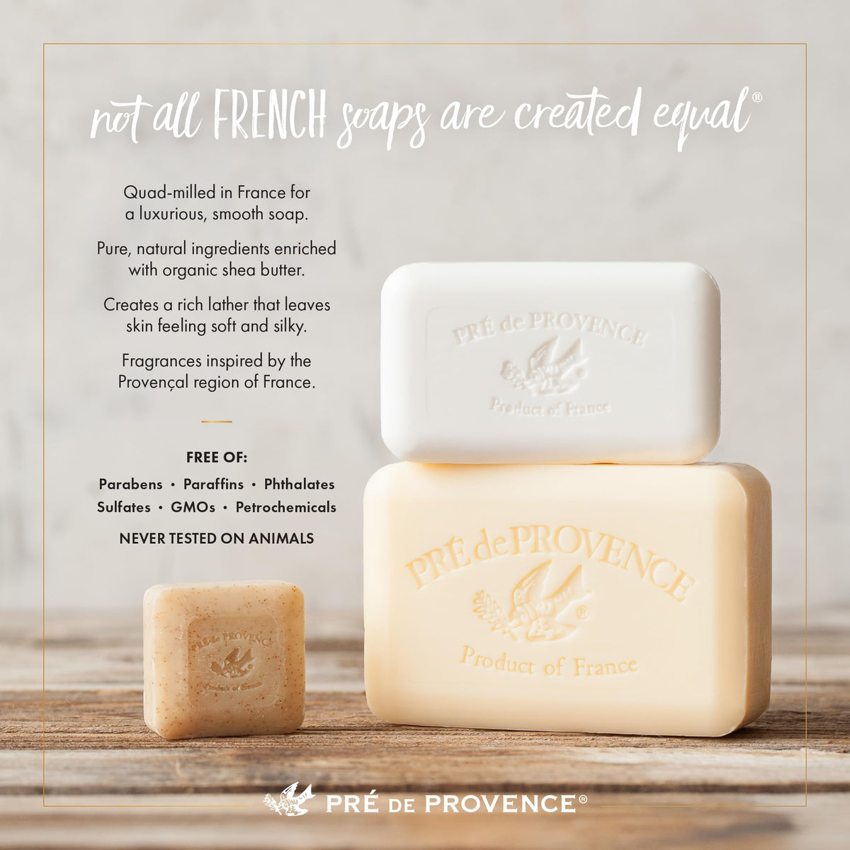 Pre de Provence soap bar with linden flowers