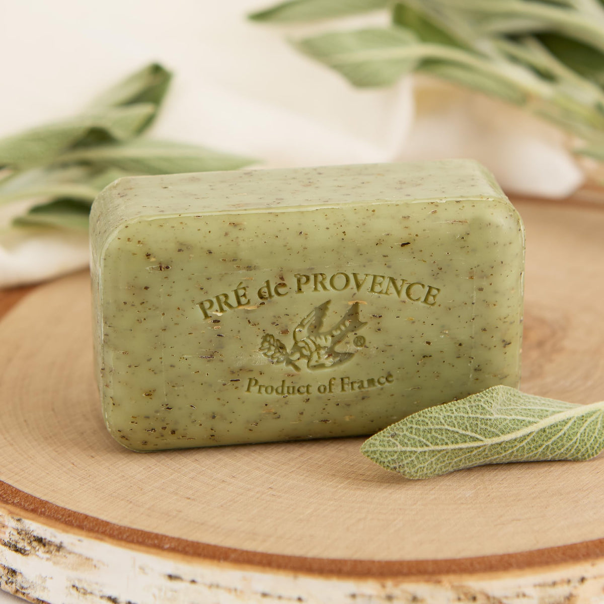 Pre de Provence soap bar with organic shea butter ingredients
