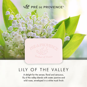 Pre de Provence soap lathering on hands