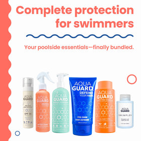 Pre-Swim Hair Defense cream tube from AQUA GUARD