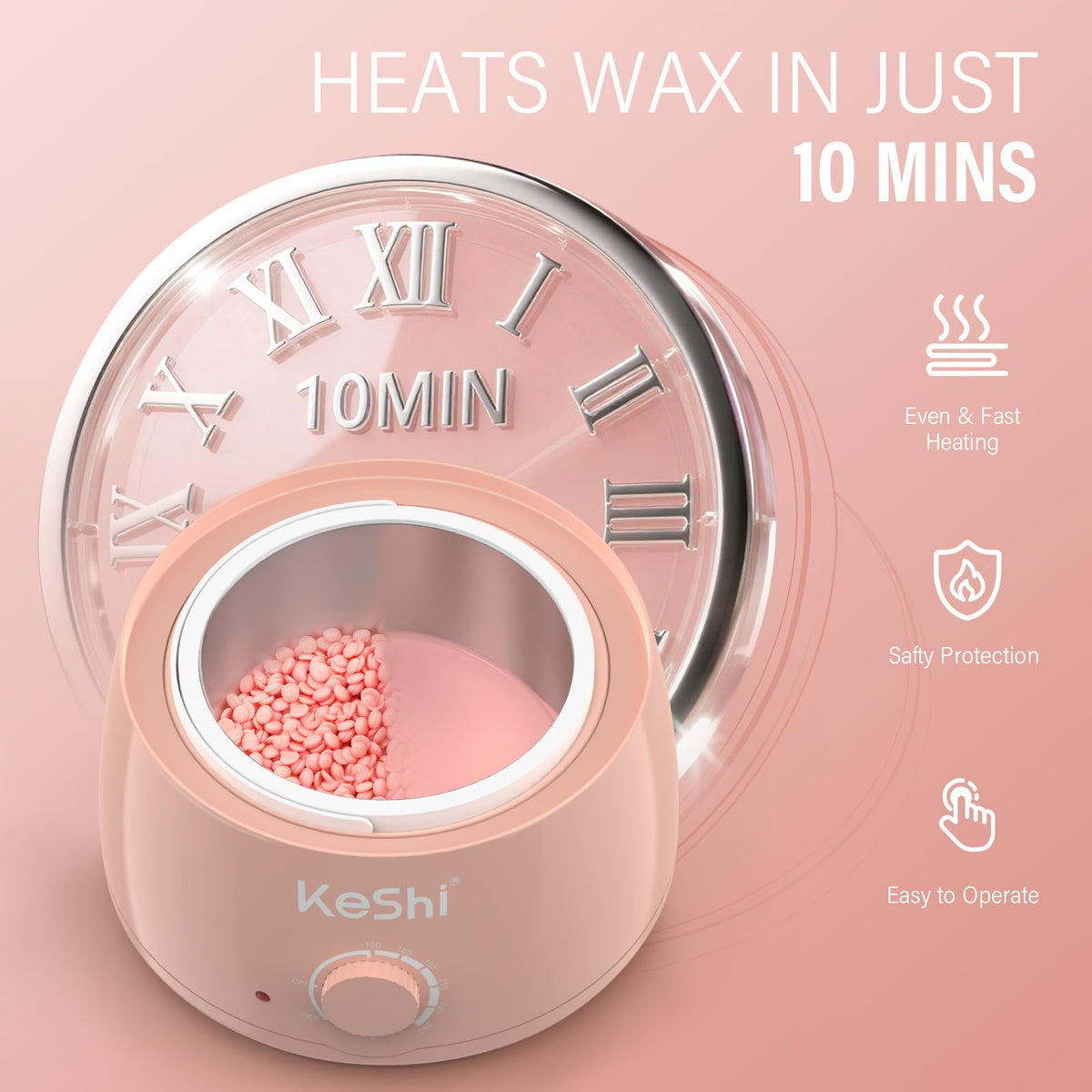 Pre-wax and post-wax sprays from KeShi Waxing Kit