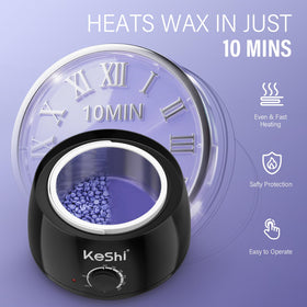 Pre-wax and post-wax sprays included in the kit