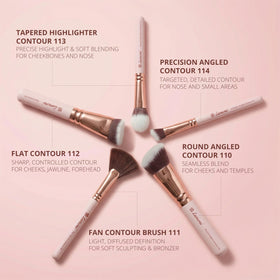 Precision angled contour brush from Lamora Pro Face Contour Brush Set