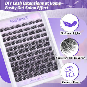 Precision lash tweezers from LANFLOWER kit