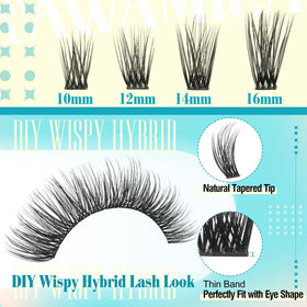 Precision lash tweezers included in Yawamica kit
