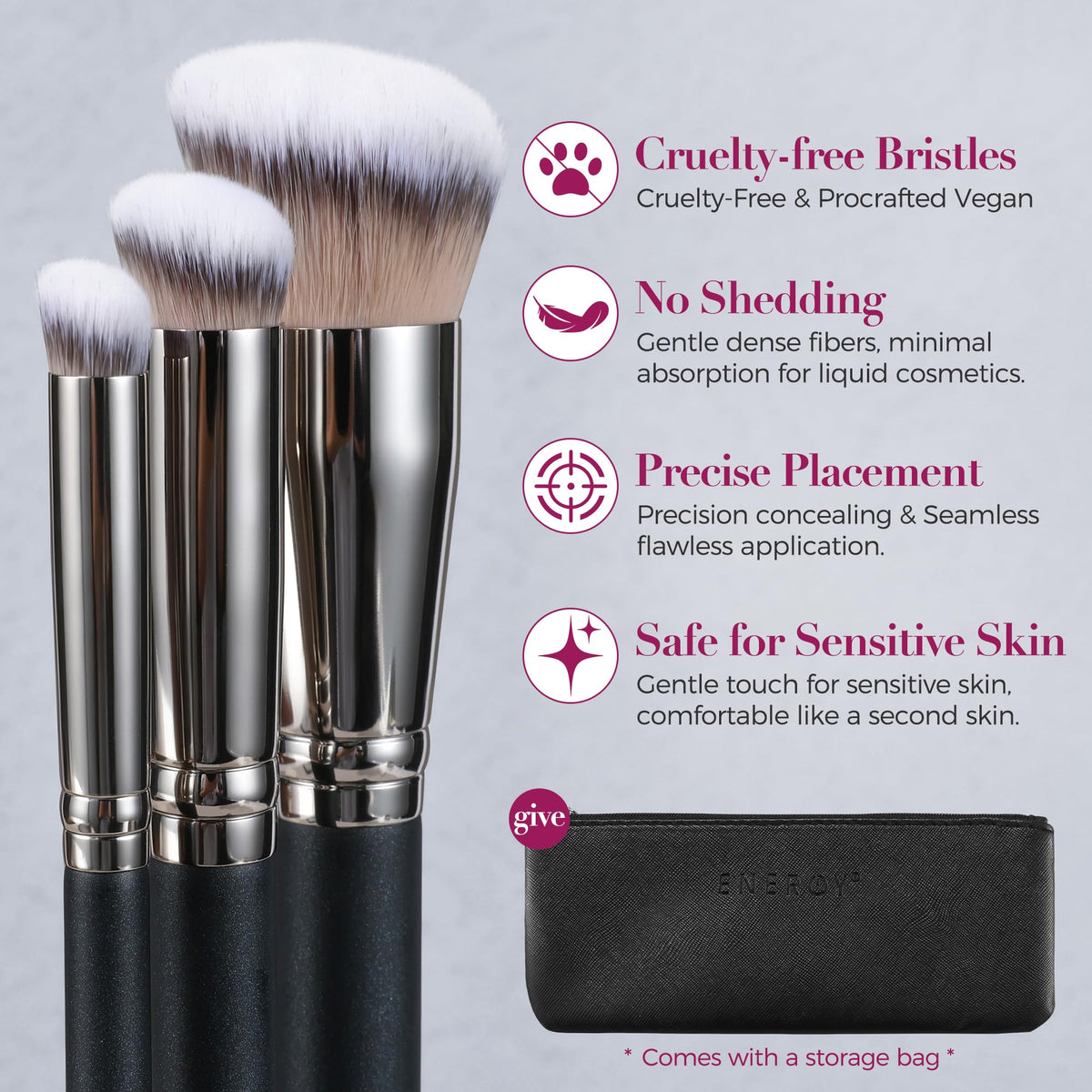 Precision mini concealer brush from ENERGY