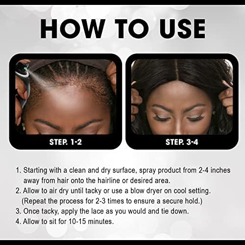 Precision nozzle of EBIN NEW YORK Wonder Lace Bond Adhesive Spray